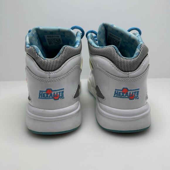 Reebok Pump Omni Lite J92856 Hexalite White Buzz/Blue Men’s Size 8.5 Dee Brown - Picture 10 of 13